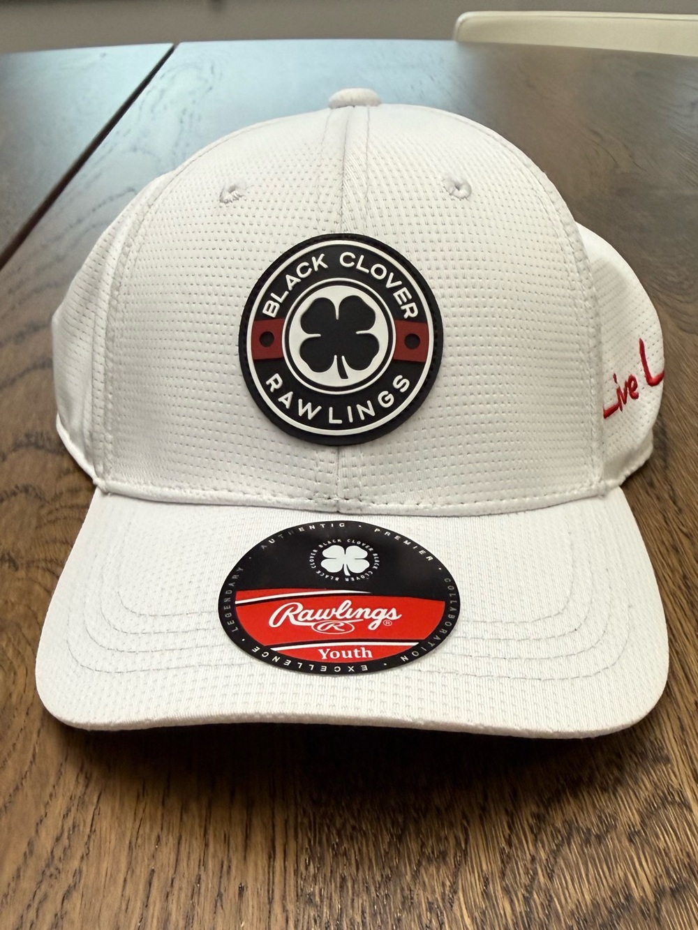 Rawlings Black Clover Post Season Snapback Hat Youth Brand New